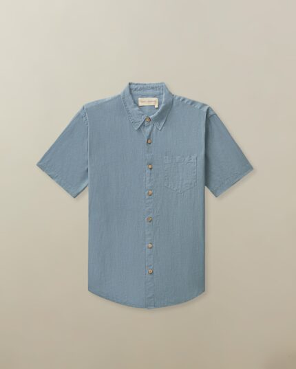 Men's Hudson Shirt in Garment Dyed Linen