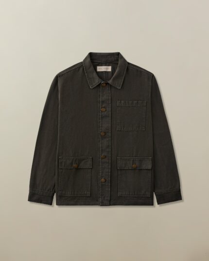 Men's Maverick Jacket in Garment Dyed Recycled Cotton