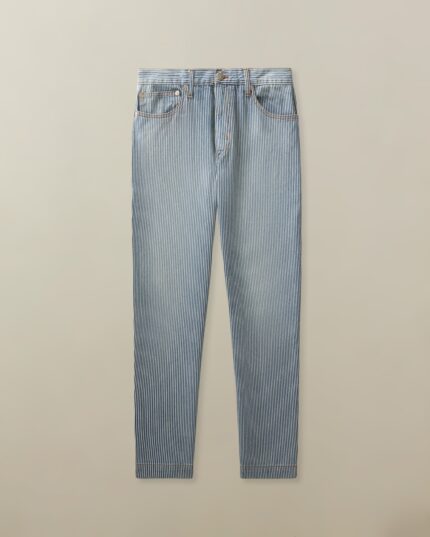 Men's Pilon Japanese Railroad Stripe Denim Jean