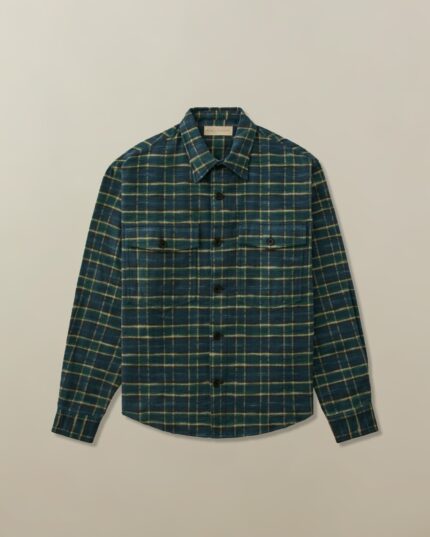 Noah Overshirt in Organic Cotton Japanese Flannel