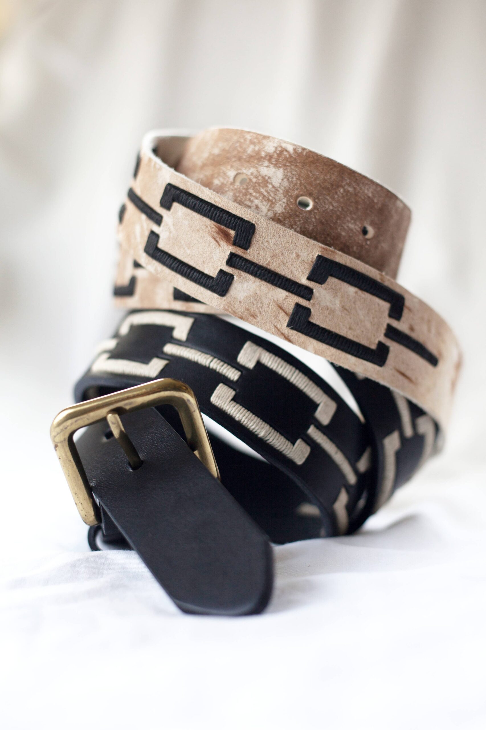 Stick & Ball - Correntino Polo Belt - Rawhide/Black - Image 4