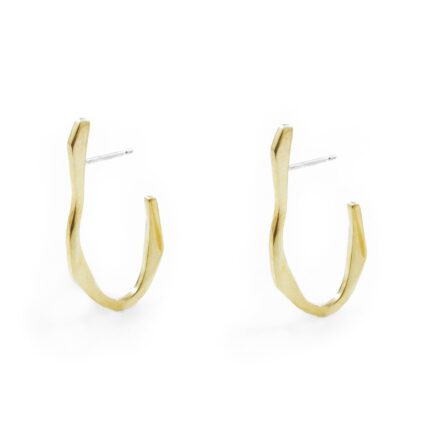 Mana Made Wave Hoop Earrings