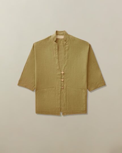 Women's Aoki Jacket in Garment Dyed Linen