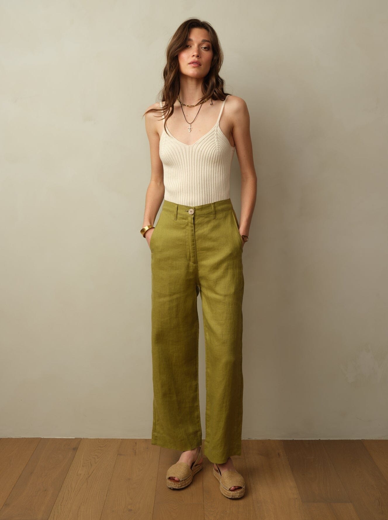 Women's Mallorca Linen Culotte - Final Sale