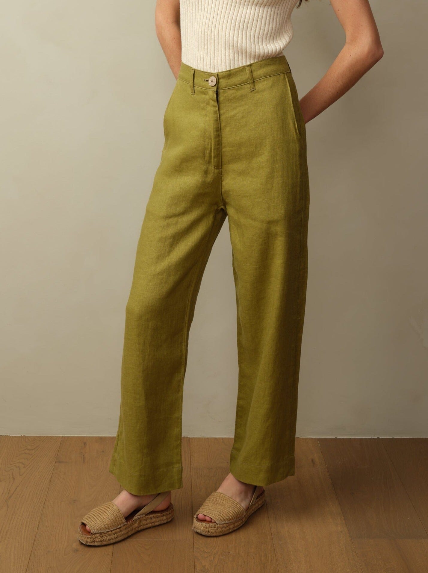 Women's Mallorca Linen Culotte - Final Sale - Image 3