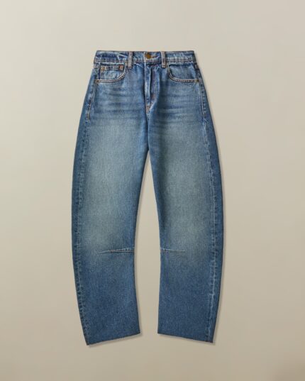 Women's Pilon Japanese Denim Jean Raw Hem