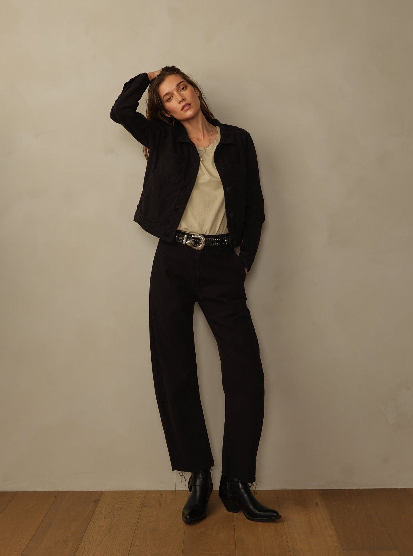 Women's Pilon Pant in Garment Dyed Recycled Cotton - Image 19