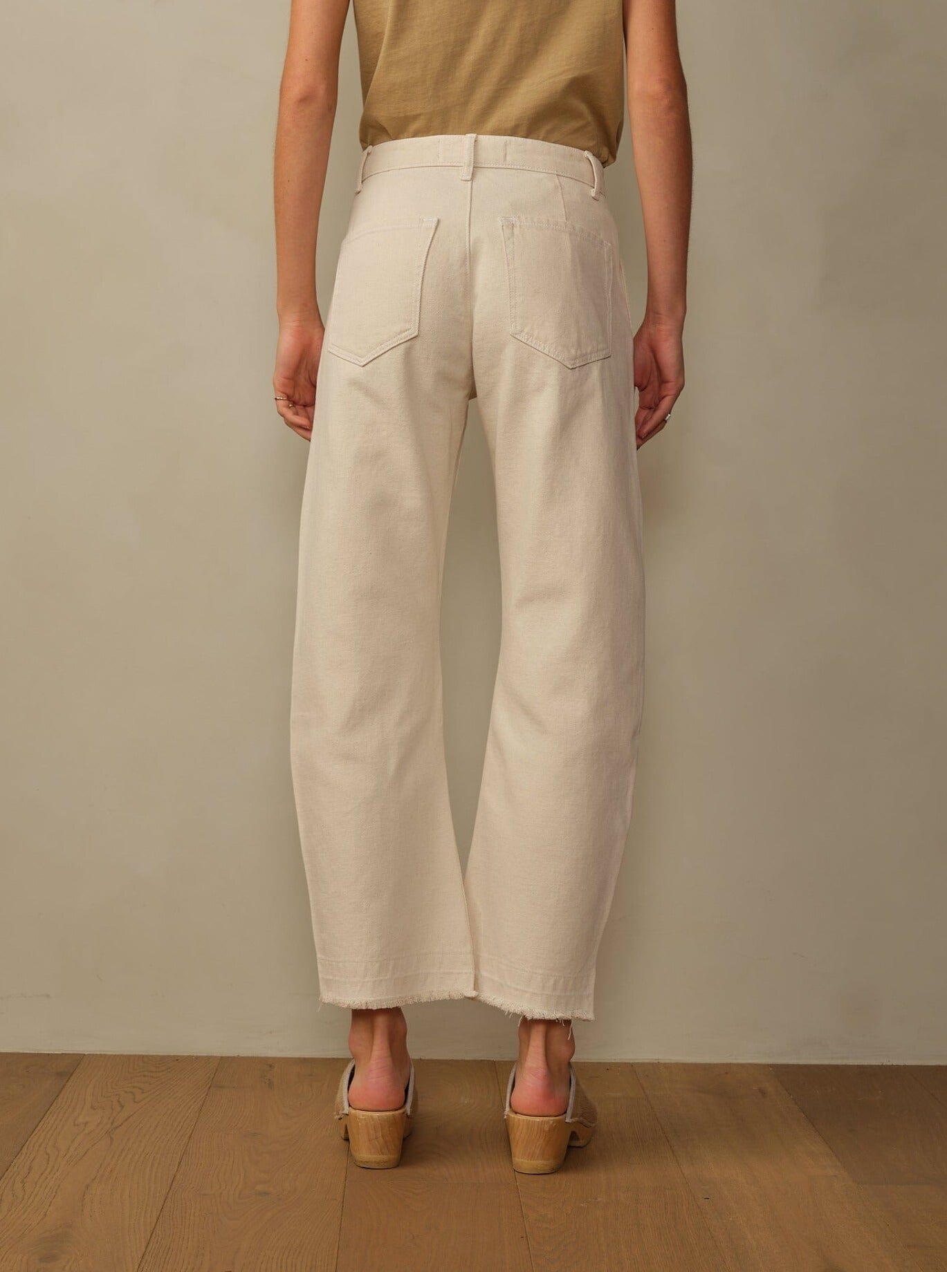 Women's Pilon Pant in Garment Dyed Recycled Cotton - Image 4