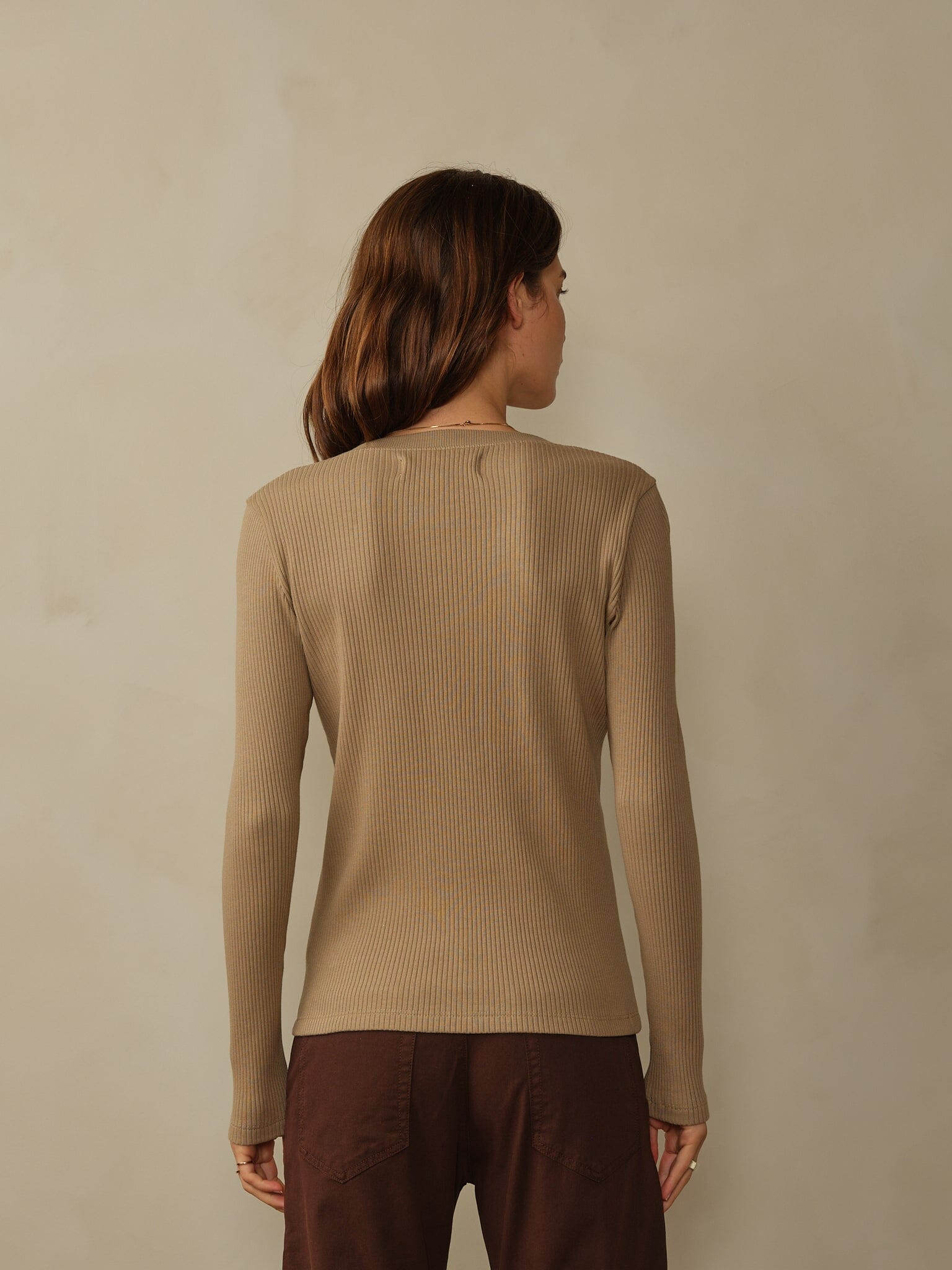 Women's Tasmen Ribbed Henley - Image 4