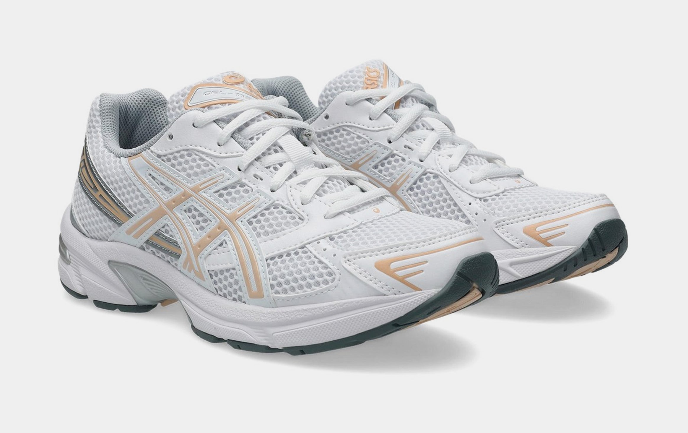 Gel 1130 Womens Running Shoes (White/Bisque) - Image 4