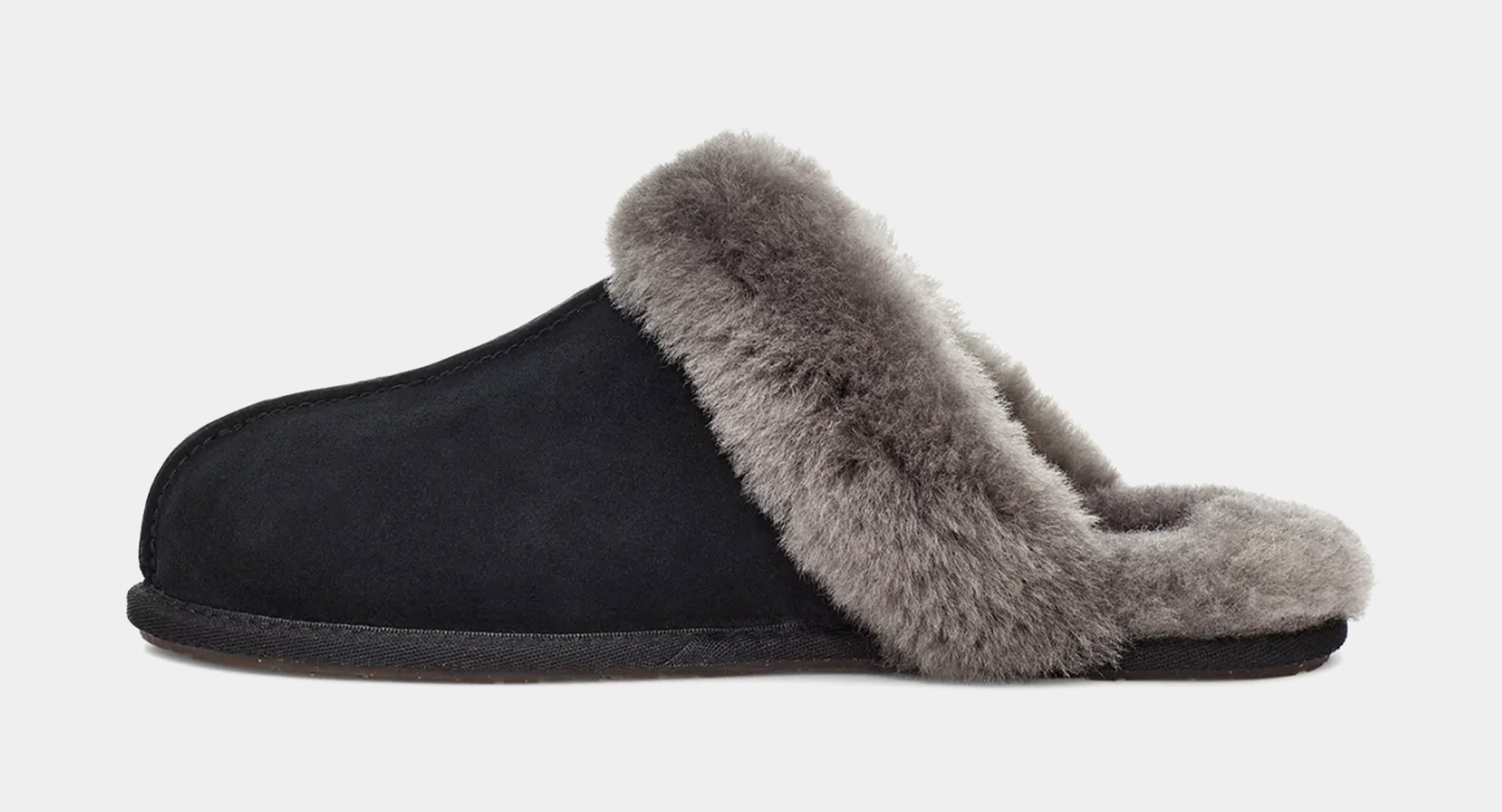 Scuffette II Slipper Womens Sandals (Black/Grey) - Image 3