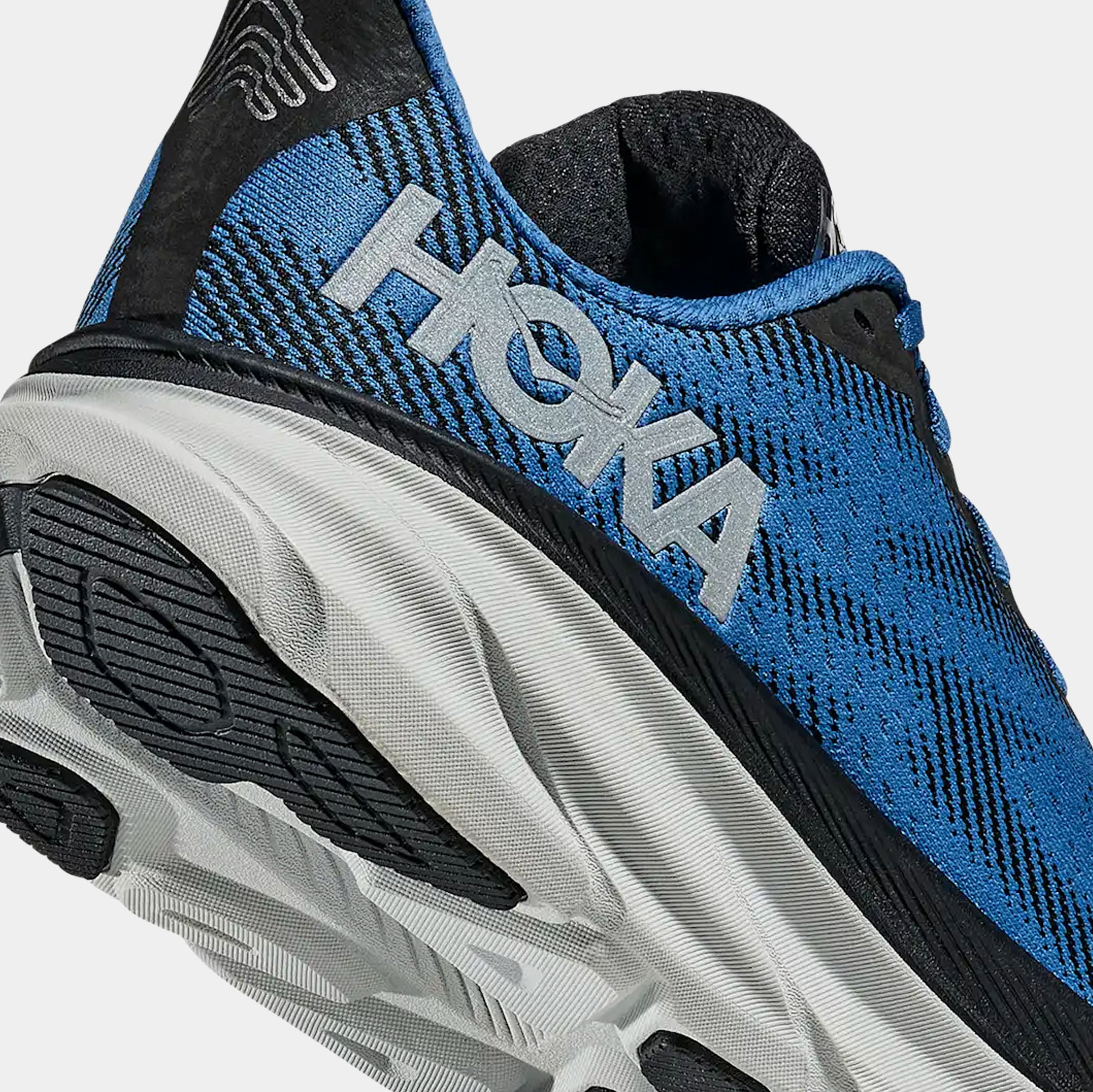 Clifton 9 GTX Mens Running Shoes (Black/Electric Aqua) - Image 3