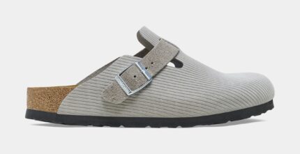 Boston Suede Embossed Womens Sandals (Corduroy Stone Coin)