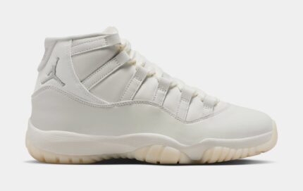 Air Jordan 11 Retro Pearl Womens Lifestyle Shoes (Sail/Pearl Grey/White/Metallic Silver)