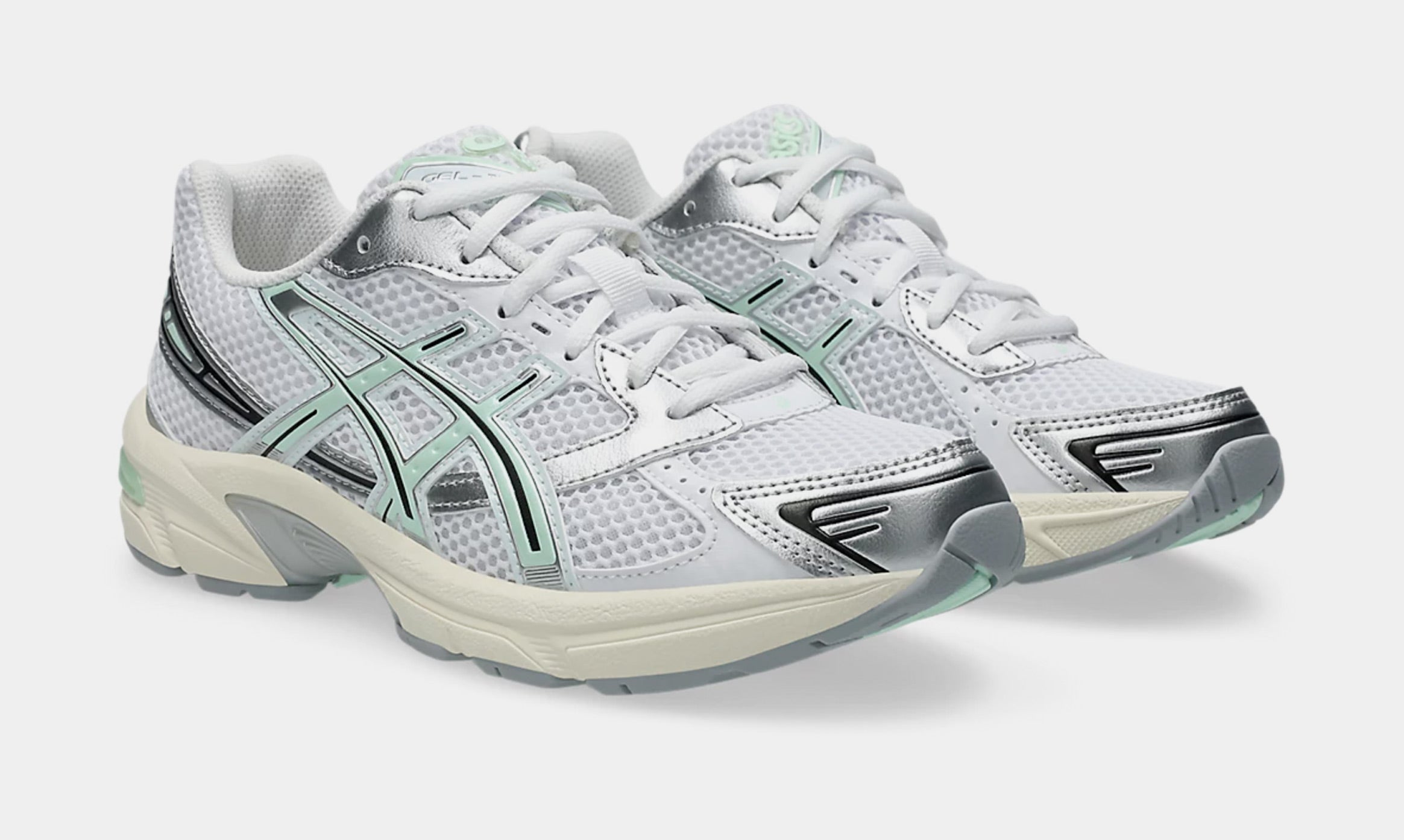 Gel 1130 Womens Running Shoes (White/Mint Tint) - Image 3