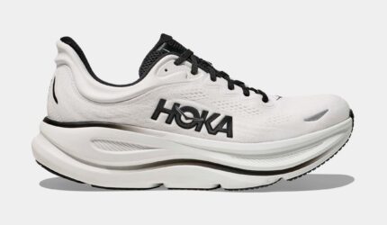 Bondi 9 Mens Running Shoes (White/Black)