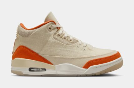 Air Jordan 3 Retro Starfish Womens Lifestyle Shoes (Fossil/Starfish/Sail)