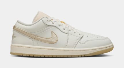 Air Jordan 1 Low SE Womens Lifestyle Shoes (Sail/Pale Ivory/Team Gold)