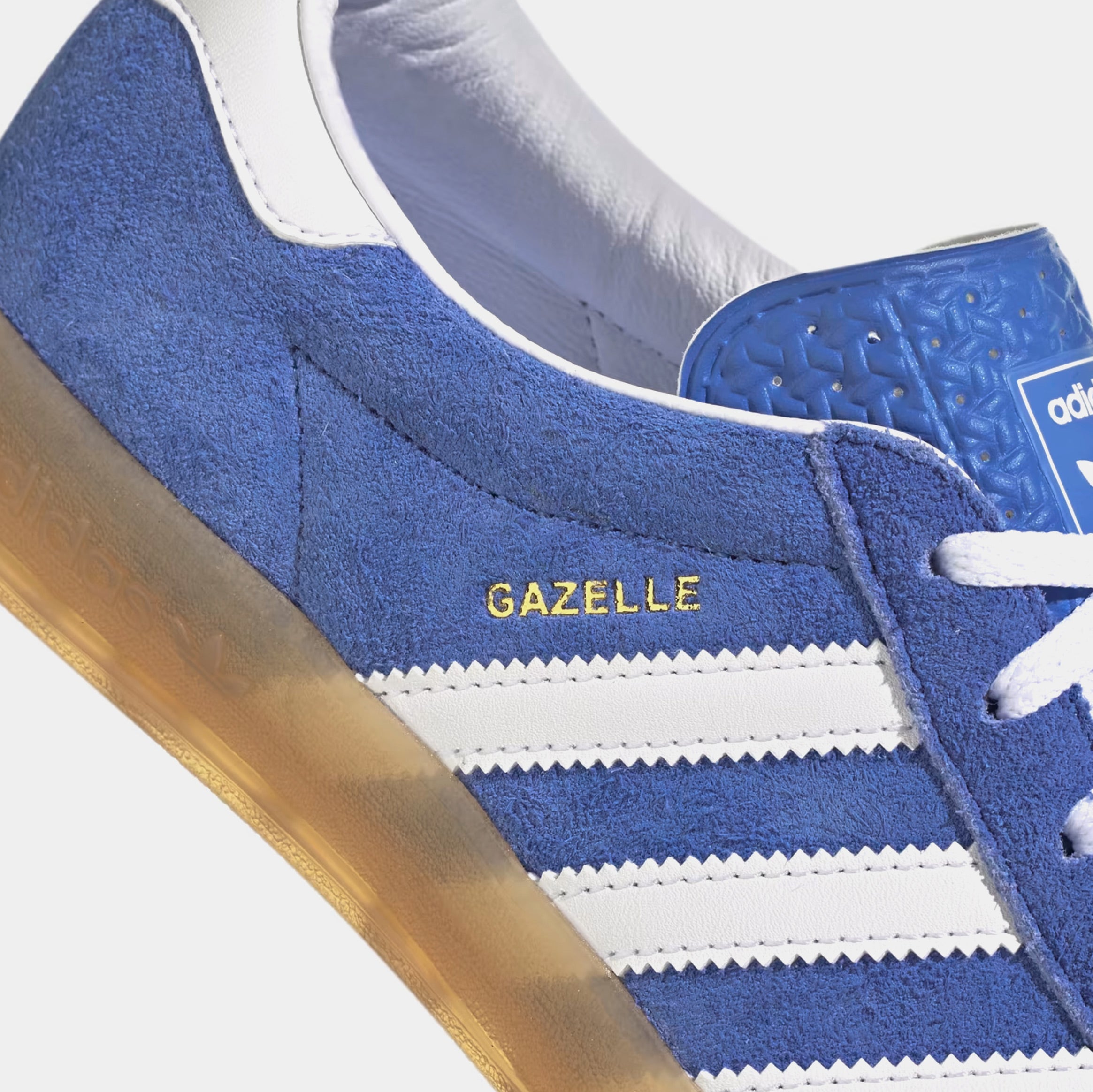 Gazelle Womens Lifestyle Shoes (Blue Fusion/White/Metallic) - Image 4