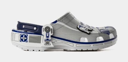 Star Wars R2-D2 Classic Clog Mens Lifestyle Sandals (White/Blue/Light Grey)