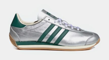 Country OG Womens Lifestyle Shoes (Silver Metallic/Collegiate Green/Cream White)