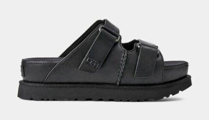 Goldenstar Hi Slide Womens Sandals (Black)