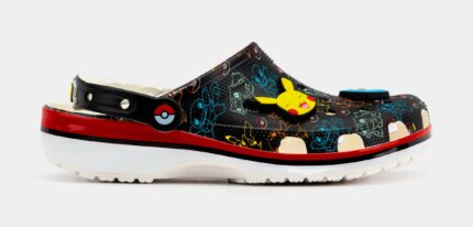 Pokemon Classic Clog Mens Sandals (Black/Orange)