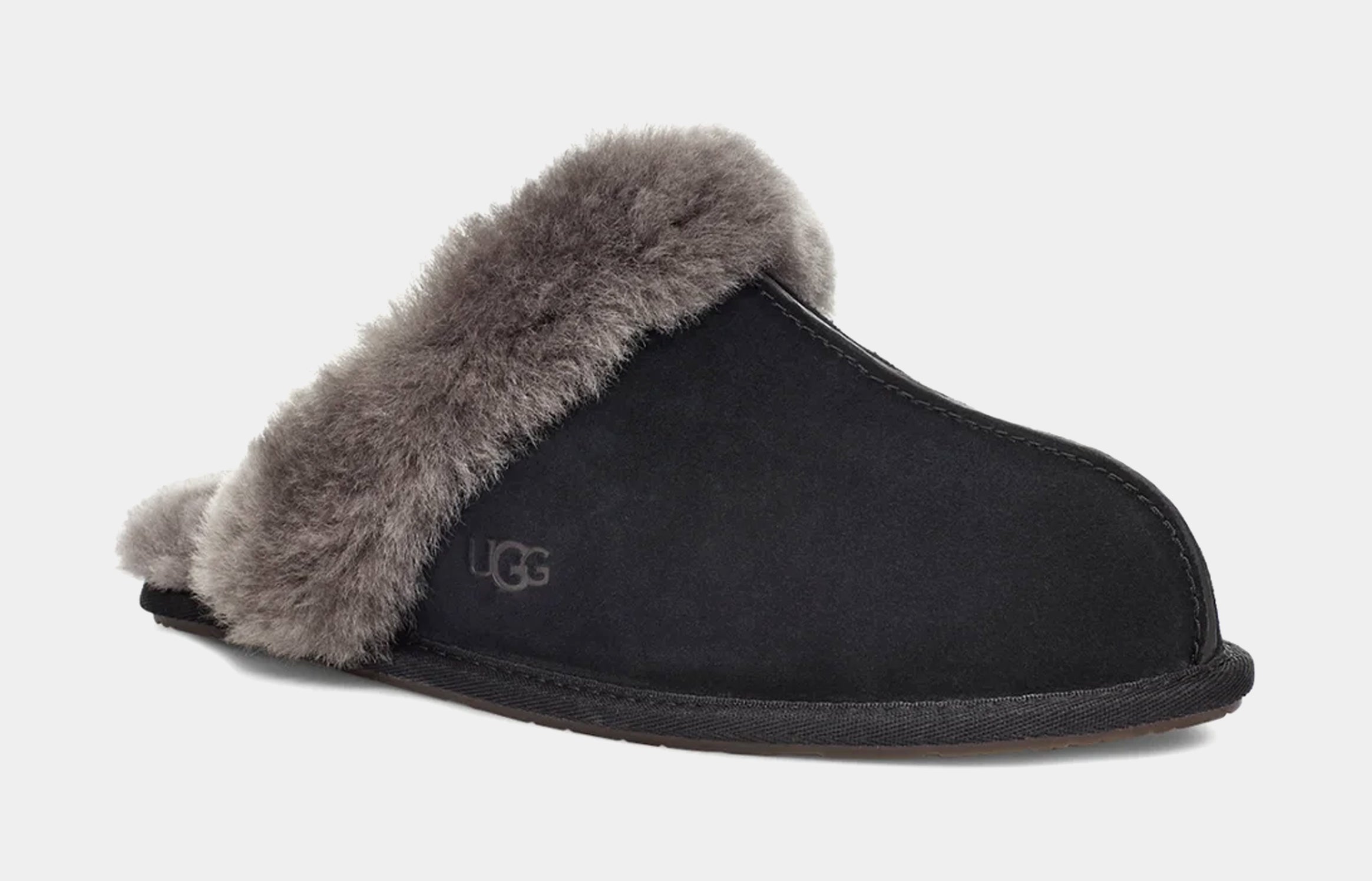 Scuffette II Slipper Womens Sandals (Black/Grey) - Image 4