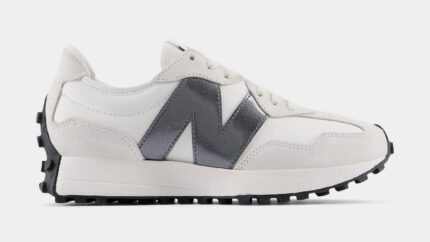 327 Womens Running Shoes (Beige/White/Beige)