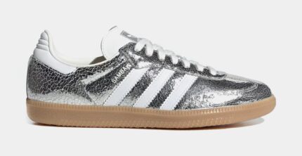 Samba OG Womens Lifestyle Shoes (Silver Metallic/Cloud White/Core White)