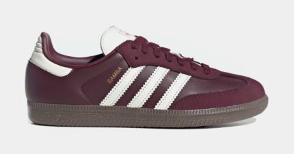 Samba OG Womens Lifestyle Shoes (Maroon/Off White/Gum)