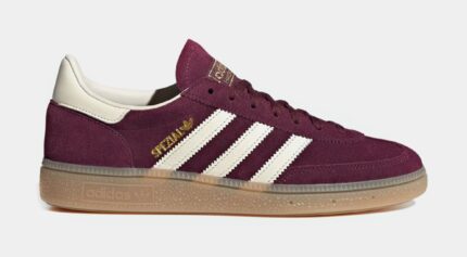 Handball Spezial Womens Lifestyle Shoes (Maroon/Cream White/Gold Metallic)