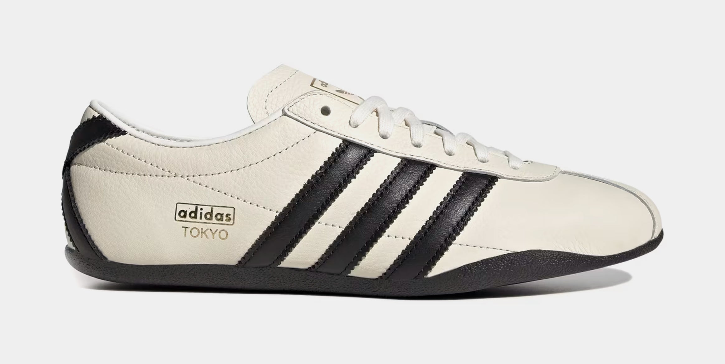 Tokyo Womens Lifestyle Shoes (Off White/Core Black/Gold Metallic)