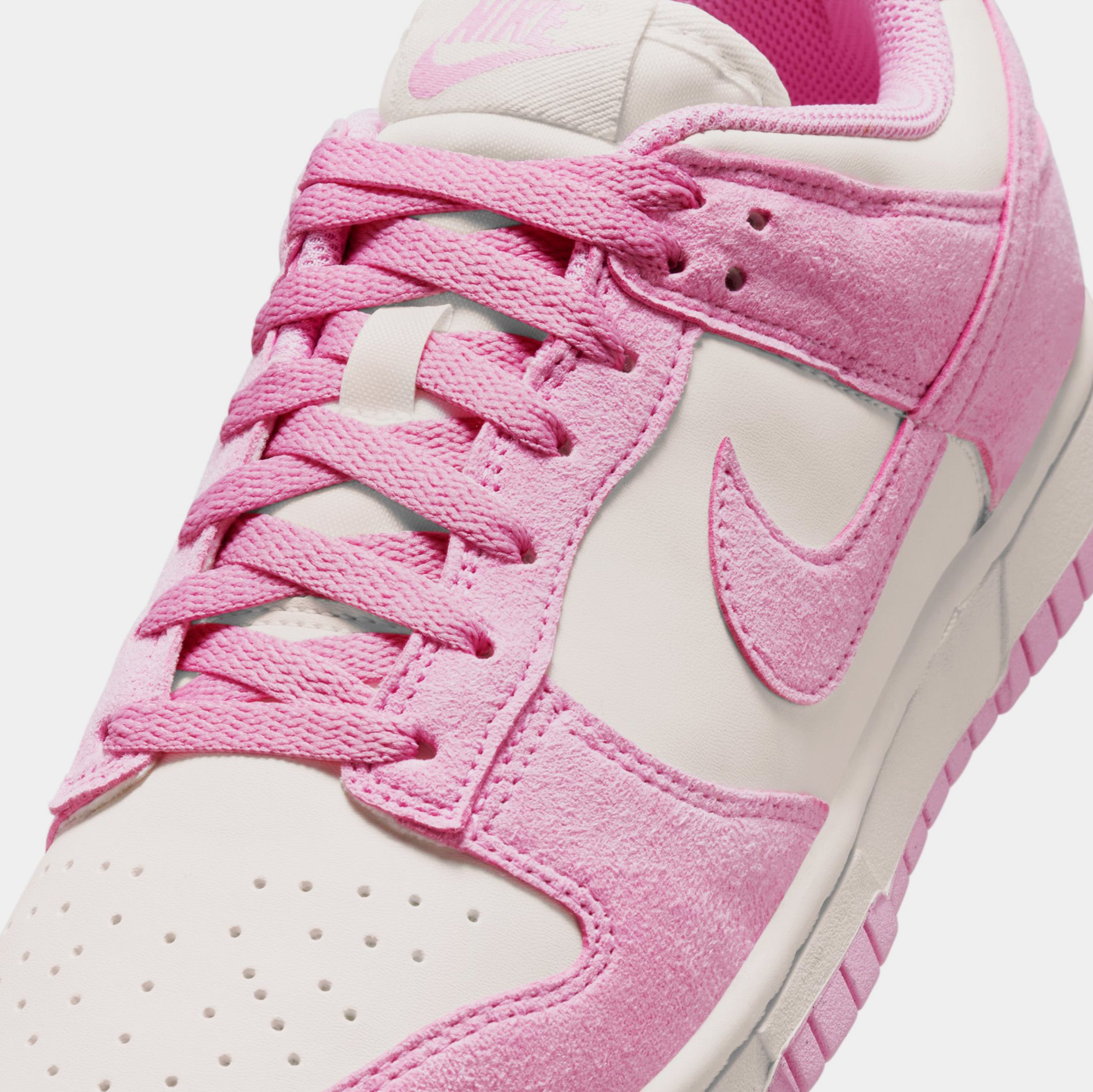 Dunk Low Next Nature Womens Lifestyle Shoes (Sail/Pink Rise/Sail) - Image 3