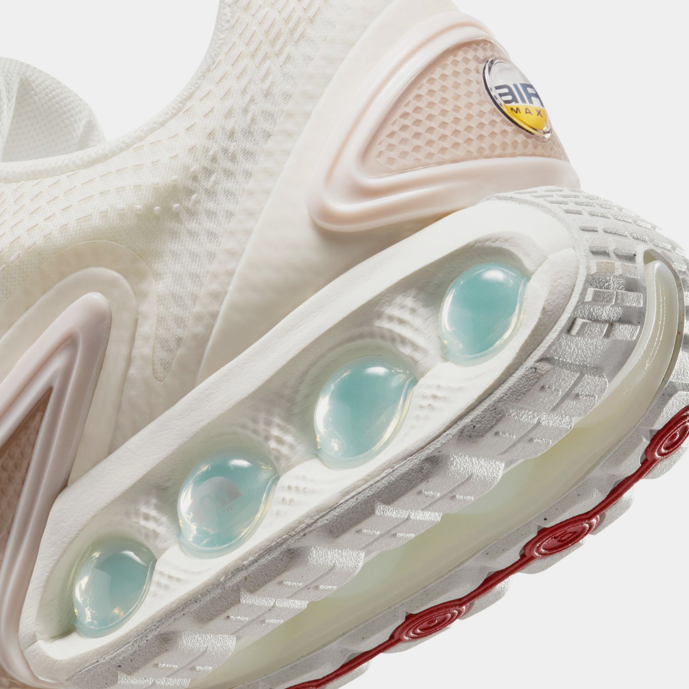 Air Max DN SE Womens Running Shoes (Sail/Fossil Stone/Metallic Silver/Light Soft Pink) - Image 3