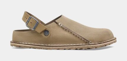 Lutry Premium Suede Womens Sandals (Gray Taupe)