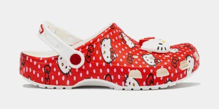 Hello Kitty Classic Clog Mens Sandals (Red/White) Free Shipping