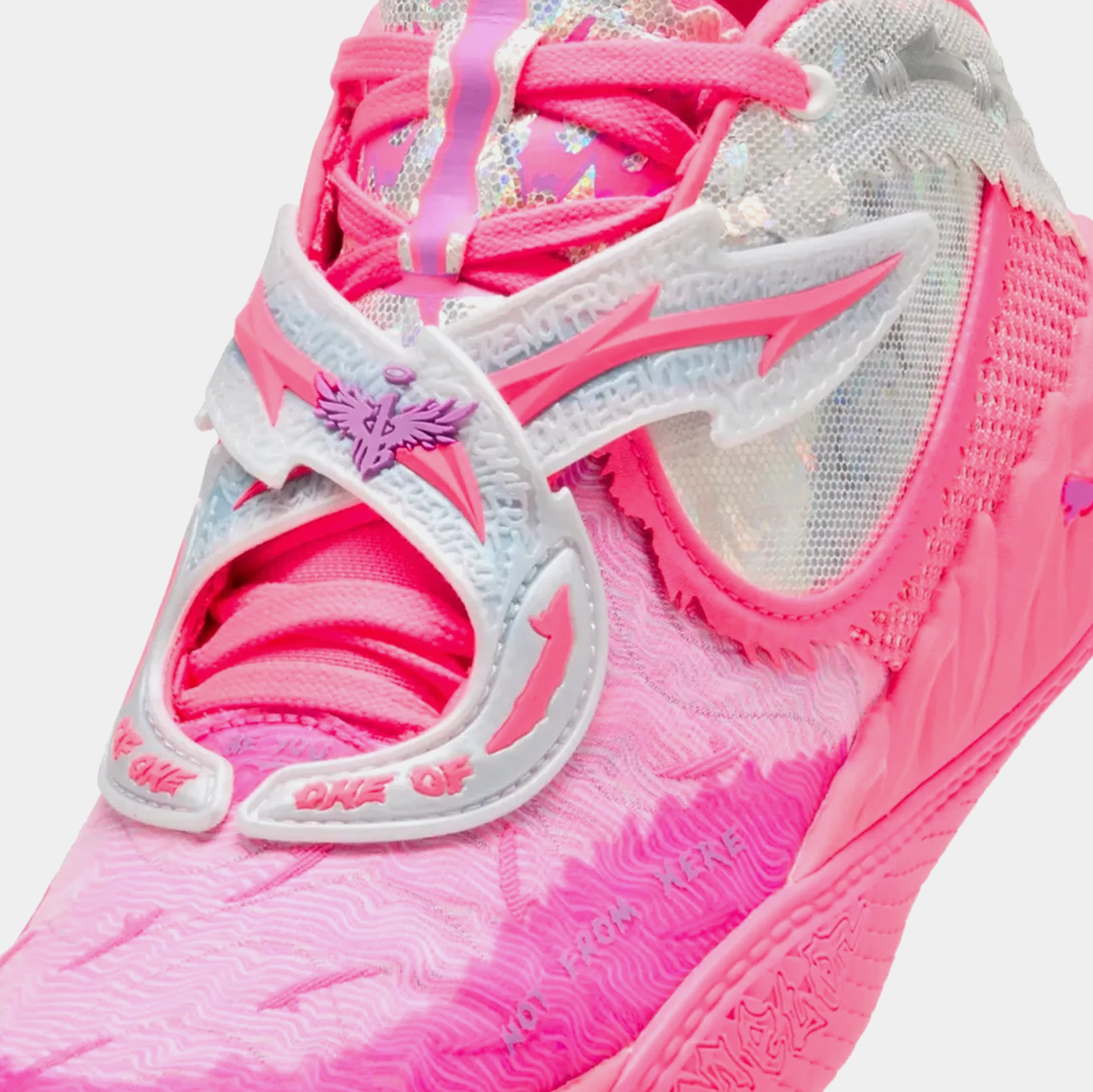 MB.05 Mens Basketball Shoes (Sun Struck/Pure Magenta) - Image 3