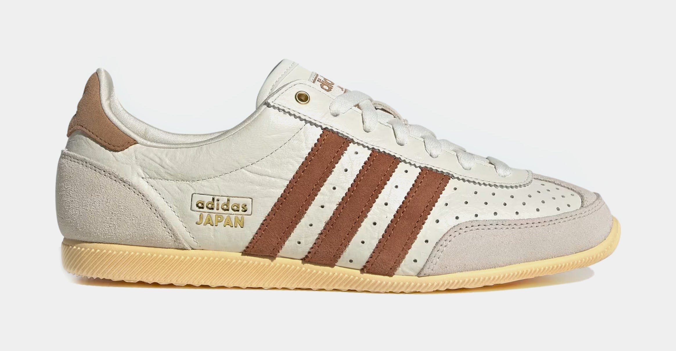 Japan Womens Lifestyle Shoes (Off White/Dusky Brown/Dark Brown)