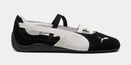 Speedcat Ballet Suede Womens Lifestyle Shoes (Black/White/Black)