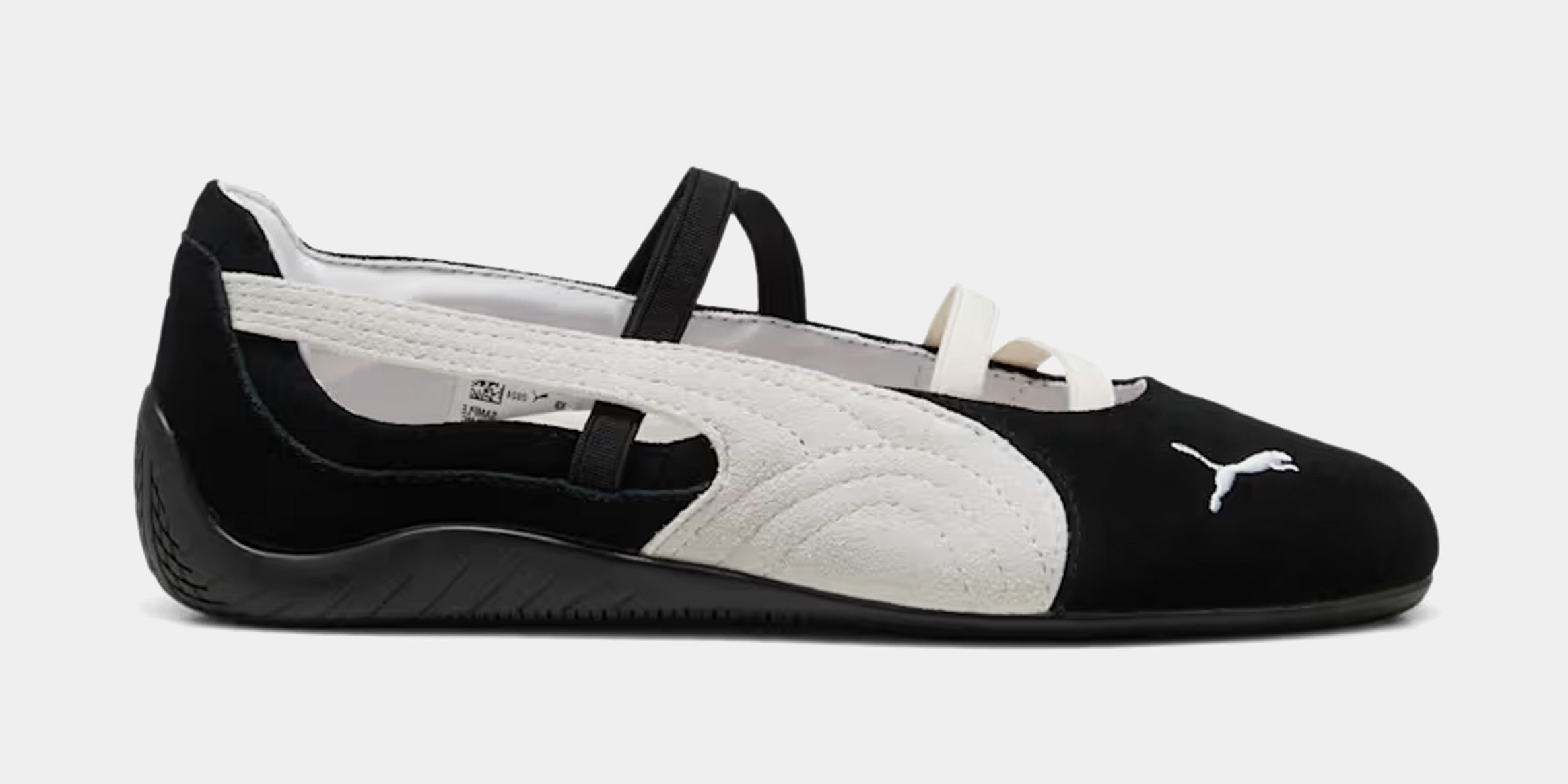 Speedcat Ballet Suede Womens Lifestyle Shoes (Black/White/Black)